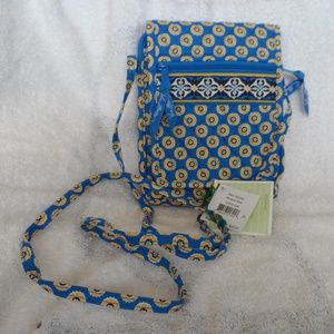 Vera Bradley small hipster in Riviera Blue